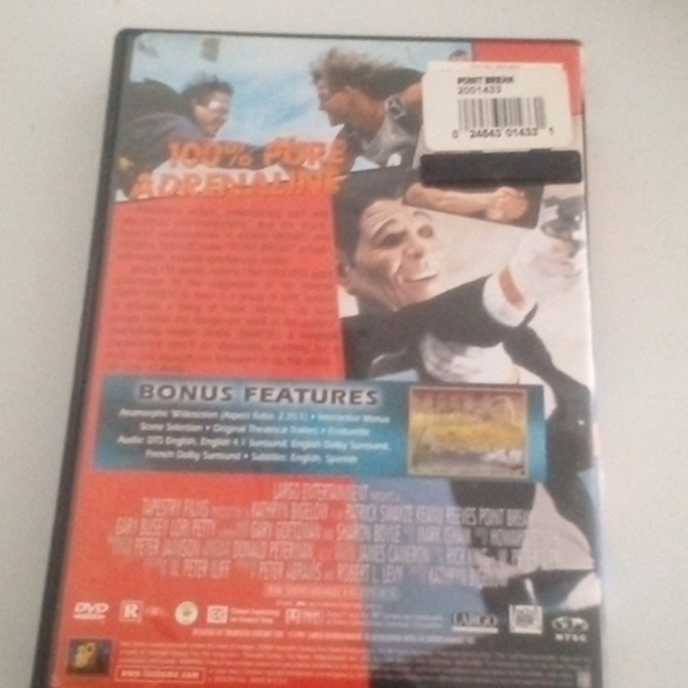 Point Break DVD Widescreen - Picture 2 of 3
